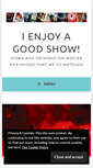 Mobile Screenshot of ienjoyagoodshow.wordpress.com