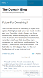 Mobile Screenshot of domainblog.wordpress.com