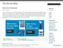 Tablet Screenshot of domainblog.wordpress.com