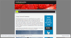 Desktop Screenshot of emeliealexandra.wordpress.com