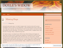 Tablet Screenshot of doyleswidow.wordpress.com