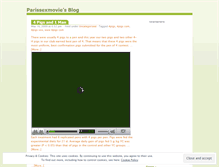 Tablet Screenshot of parissexmovie.wordpress.com