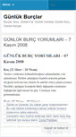 Mobile Screenshot of gunlukburclar.wordpress.com