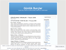 Tablet Screenshot of gunlukburclar.wordpress.com