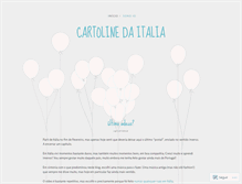 Tablet Screenshot of cartolinedaitalia.wordpress.com