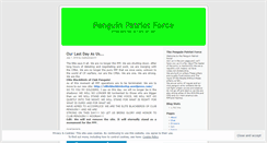 Desktop Screenshot of penguinpatriotforce.wordpress.com