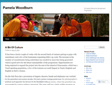 Tablet Screenshot of pamelawoodburn.wordpress.com