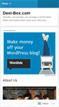 Mobile Screenshot of desibox.wordpress.com