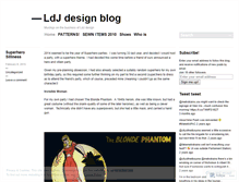 Tablet Screenshot of ldjdesign.wordpress.com