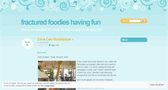 Desktop Screenshot of fracturedfoodies.wordpress.com