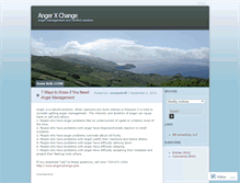 Tablet Screenshot of angerxchange.wordpress.com