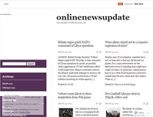 Tablet Screenshot of onlinenewsupdate.wordpress.com