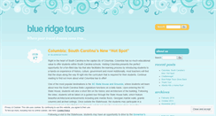 Desktop Screenshot of blueridgetours.wordpress.com