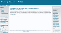 Desktop Screenshot of javierarias.wordpress.com