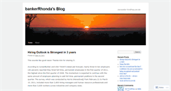Desktop Screenshot of bankerrhonda.wordpress.com