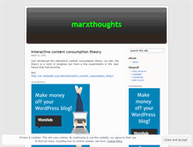 Tablet Screenshot of marxist.wordpress.com
