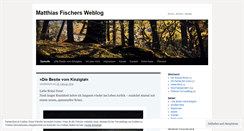 Desktop Screenshot of matthiasfischer.wordpress.com