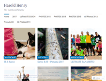 Tablet Screenshot of haroldhenry.wordpress.com