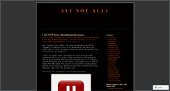 Desktop Screenshot of alinotalli.wordpress.com