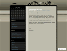 Tablet Screenshot of cramz.wordpress.com