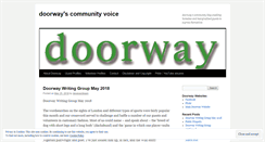 Desktop Screenshot of doorwayproject.wordpress.com