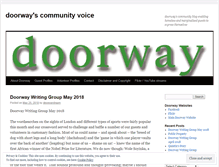 Tablet Screenshot of doorwayproject.wordpress.com