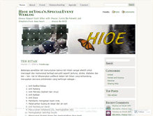 Tablet Screenshot of hioedeyoga.wordpress.com