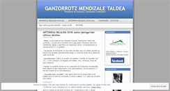 Desktop Screenshot of ganzorrotz.wordpress.com