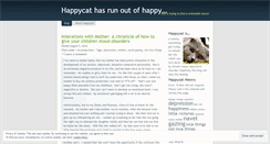 Desktop Screenshot of h4ppyc4t.wordpress.com