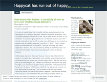 Tablet Screenshot of h4ppyc4t.wordpress.com
