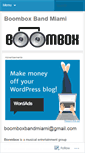 Mobile Screenshot of boomboxmusic.wordpress.com