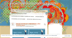 Desktop Screenshot of escuelaprimaria20denoviembre.wordpress.com