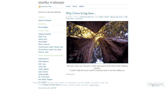 Desktop Screenshot of marthawidmann.wordpress.com