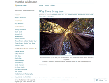Tablet Screenshot of marthawidmann.wordpress.com