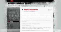 Desktop Screenshot of gnosticeuphoria.wordpress.com