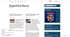 Desktop Screenshot of namvietnews.wordpress.com
