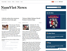 Tablet Screenshot of namvietnews.wordpress.com