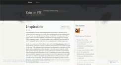 Desktop Screenshot of erinonfr.wordpress.com