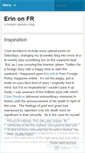 Mobile Screenshot of erinonfr.wordpress.com