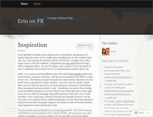 Tablet Screenshot of erinonfr.wordpress.com