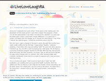 Tablet Screenshot of livelovelaughra.wordpress.com