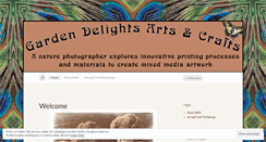 Desktop Screenshot of gardendelightsarts.wordpress.com