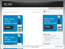 Tablet Screenshot of mscdesign.wordpress.com