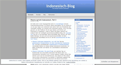 Desktop Screenshot of indonesischblog.wordpress.com