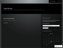 Tablet Screenshot of davidbourkeblog.wordpress.com