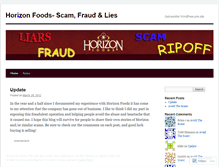 Tablet Screenshot of horizonfoodscam.wordpress.com