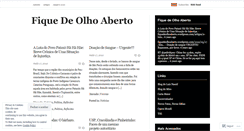 Desktop Screenshot of fiquedeolhoaberto.wordpress.com