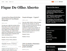 Tablet Screenshot of fiquedeolhoaberto.wordpress.com