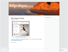 Tablet Screenshot of katyameyers.wordpress.com