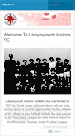 Mobile Screenshot of llanymynechjuniorsfc.wordpress.com